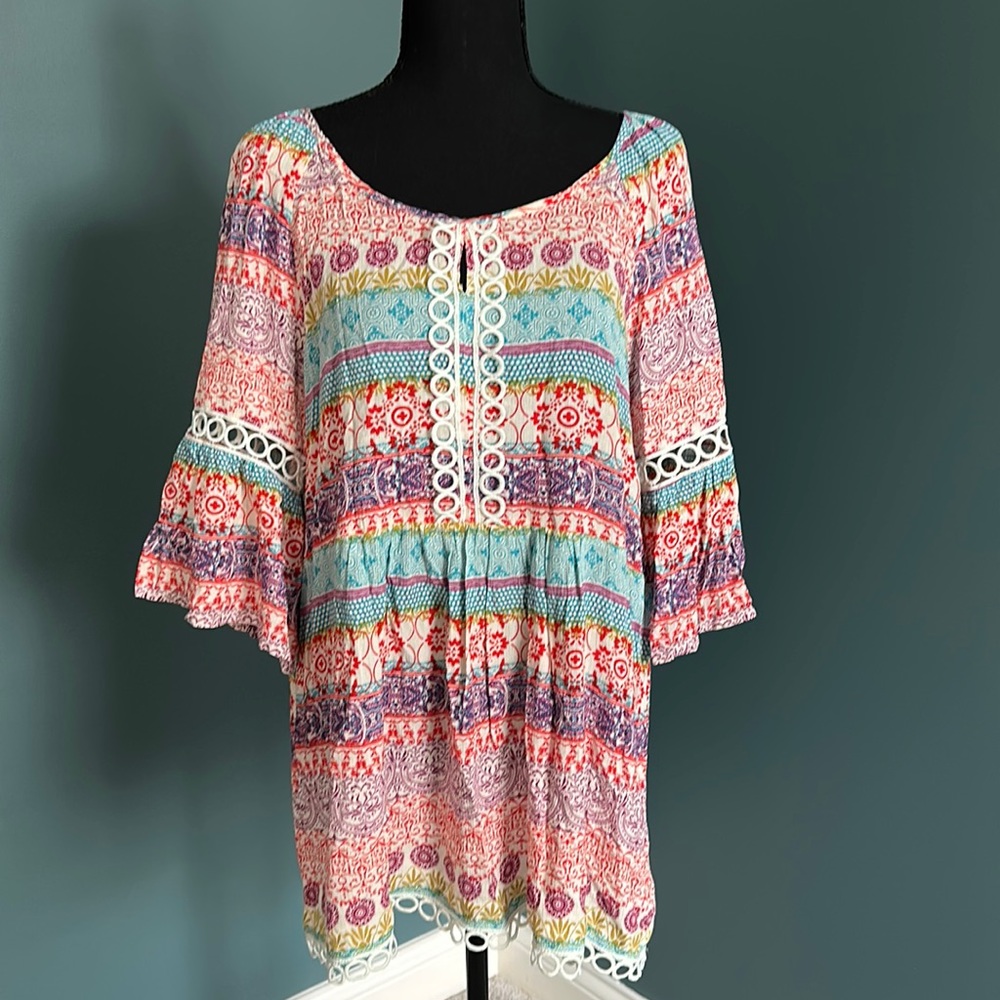 One World Tunic top size large. EUC ♥️♥️♥️